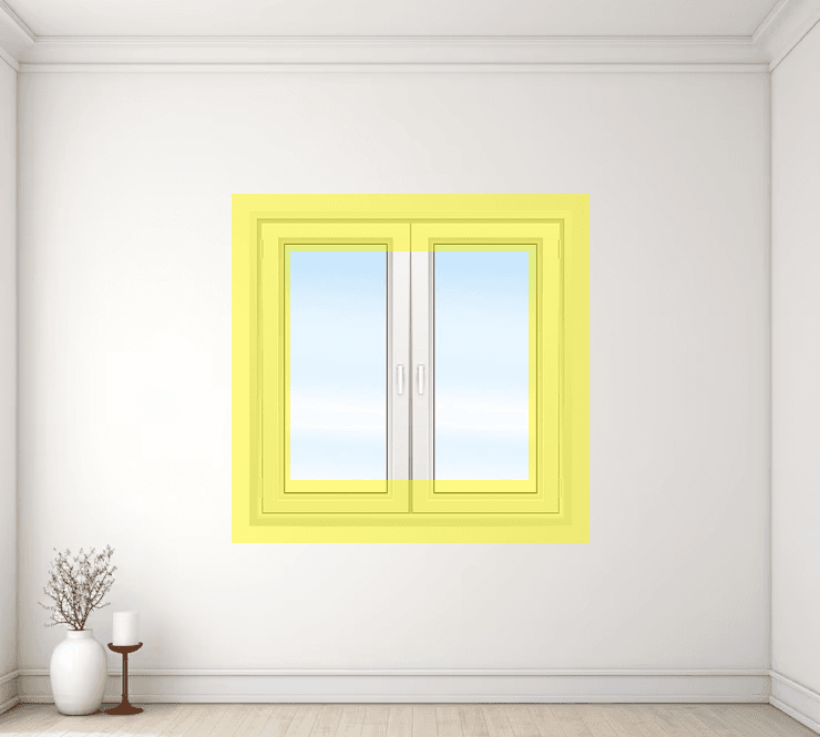 Contour fenetre humide