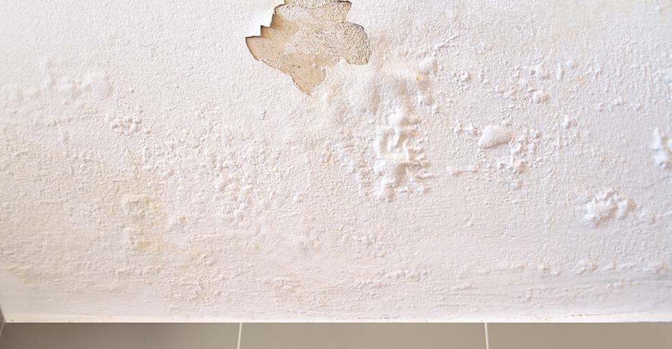 mur avec peinture qui se décolle